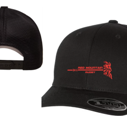 Red Mountain Hat (Black)